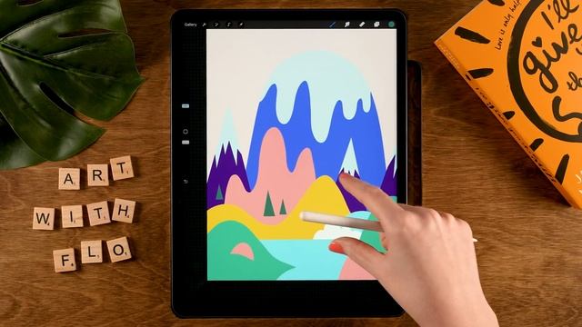 PROCREATE Easy Drawing for Beginners - Step by Step Procreate Tutorial смотреть онлайн