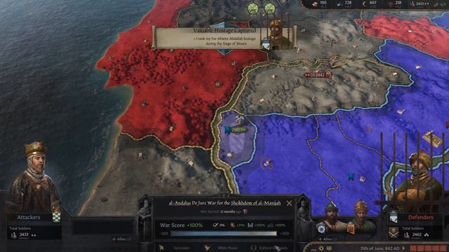 FATE of IBERIA - Ending Iberian Struggle as Outsider in CK3 смотреть онлайн