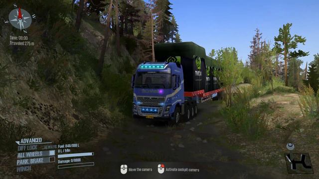 Spintires MudRunner - Truck 8x8 Extreme Offroad Trailer Cargo Transport Huge Nvidia GPU Supplier смотреть онлайн
