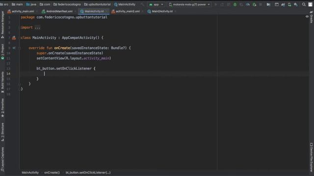 How to create an Up Button in Android Studio (Kotlin 2020) смотреть онлайн