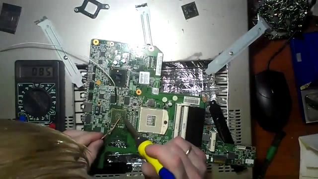 Замена видеокарты в ноутбуке HP G62 смотреть онлайн