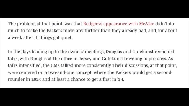 New Details Emerge On Aaron Rodgers Trade Between The New York Jets & Green Bay Packers! смотреть онлайн