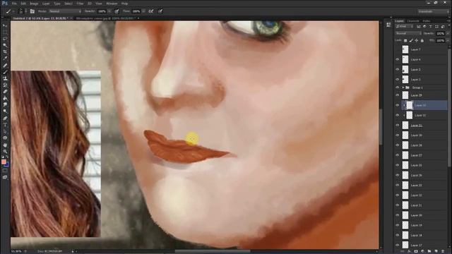 SPEEDPAINT - Tracing over Betty Nansen - My beginning baseline смотреть онлайн