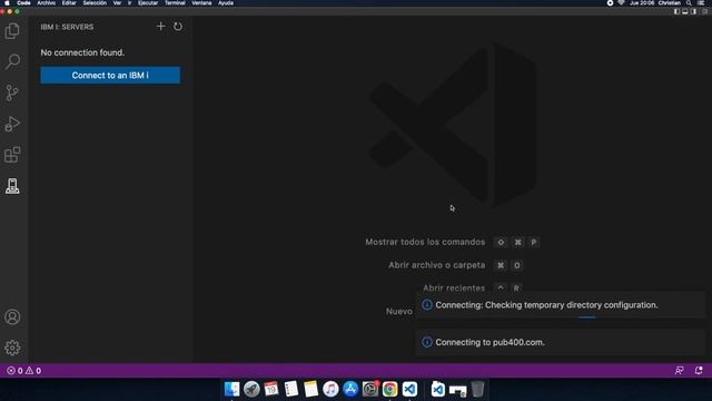 Coding in RPG (IBM i/AS400). Installing and use vscode with RPG and a pub400 account. смотреть онлайн