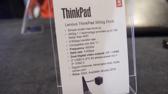 Lenovo WiGig Wireless Laptop Dock