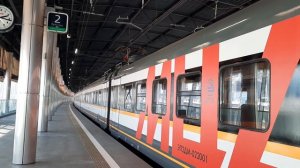 "Новинка!" Новый электропоезд ЭП2ДМ-0220 сообщением "Апрелевка - Железнодорожная"