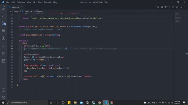 [ 4 ] Pagination | Infinite Scroll using SWR Hook with Next Js | React смотреть онлайн