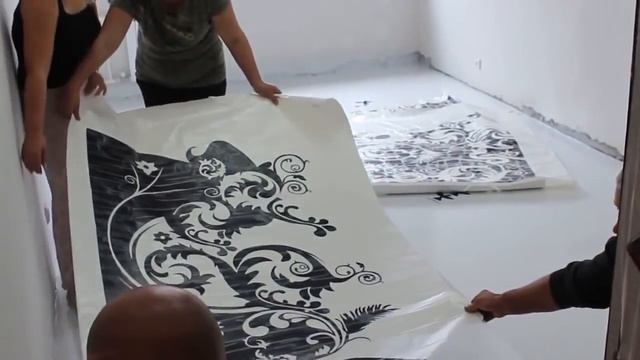 Как делают наливные полы с рисунком смотреть онлайн