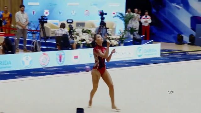 [DAY ONE] AVERINA Arina Hoop QUALIFICATION 2023 Crystal Rose Rhythmic Gymnastics Игры Стран СНГ смотреть онлайн