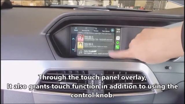 Mercedes Benz - NTG4.5 Touch overlay with Apple CarPlay & Android Auto Integration смотреть онлайн