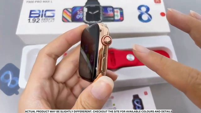 T900 PRO MAX L BIG 1 92 inch Large Screen Waterproof Smart Watch смотреть онлайн