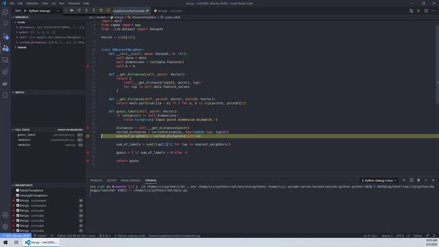 Simple Python Implementation of K-Nearest Neighbors Algorithm смотреть онлайн