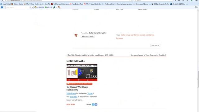Wordpress Course 3rd Class By Tarka News смотреть онлайн