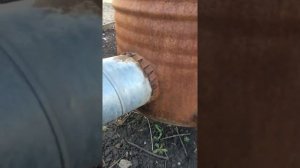 Коптильня из двух бочек