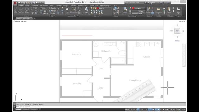 CLASE 26: Autocad - Vectorización o digitalización manual de un plano смотреть онлайн