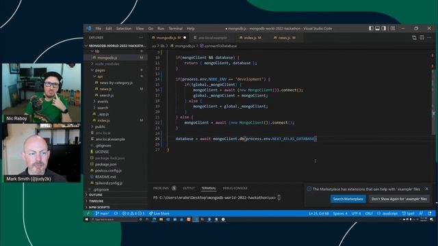 Building a GDELT News Browser with Next.js - MongoDB World Hackathon Series смотреть онлайн