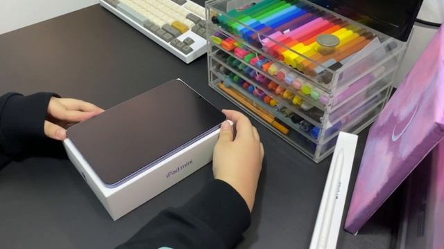 Unboxing Purple iPad Mini 6 смотреть онлайн