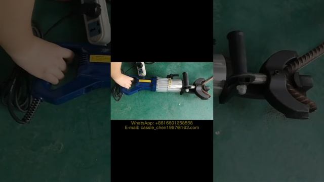 Handheld Hydraulic Steel Bending+ Straightening Machine Electric Steel Bar Bender 4-25mm смотреть онлайн