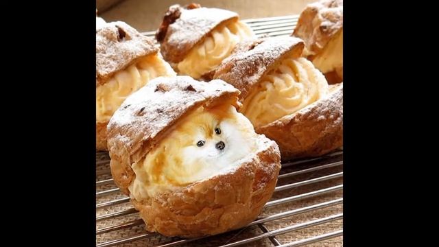 Собаки в еде - забавные картинки, которые сделаны с помощью фотошопа смотреть онлайн