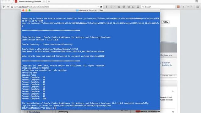 WebLogic Server 12.2.1 - Getting Started with the Developer Distribution смотреть онлайн