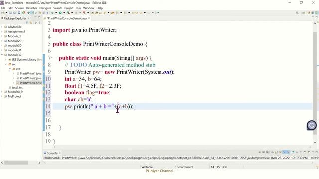 PrintWriter in Java (Part-2)(Module-32) смотреть онлайн