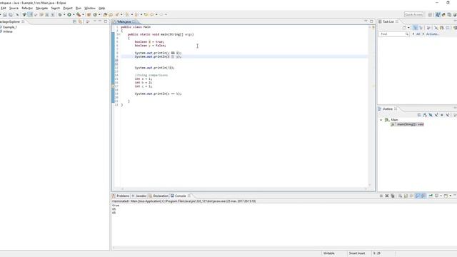 Java Boolean Expressions смотреть онлайн