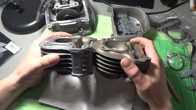 Сравнение ЦПГ Honda Dio AF 62 QMB 50 Gy6 50 смотреть онлайн