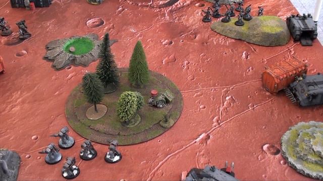 The Horus Heresy Battlereport: Железные Воины Vs Космические Волки на 2000 очков