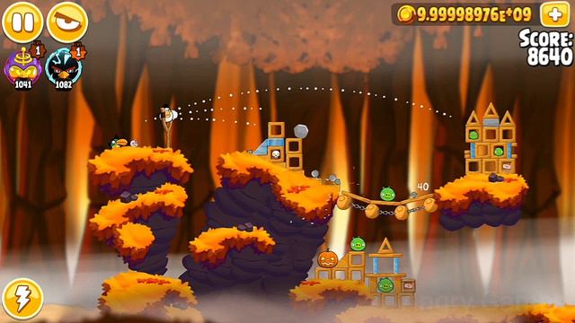 Angry Birds Seasons Hammier Things. NO Power-up (Аll  Levels)