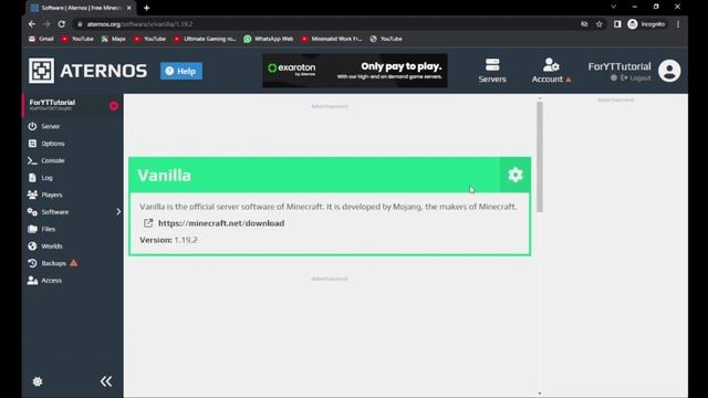How to Change Your Server Version In Aternos смотреть онлайн