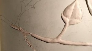 БАРЕЛЬЕФ ЦВЕТЫ (мастер класс)на стене своими руками