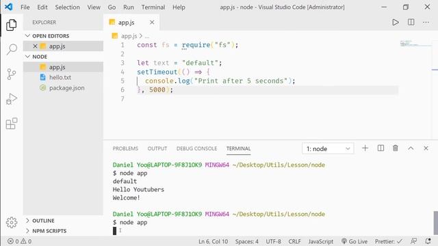 NodeJS 8강 - Sync와 Async (동기 vs 비동기) смотреть онлайн