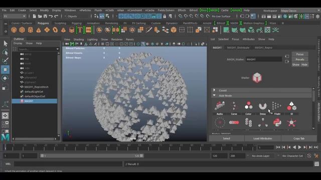 Autodesk Maya MASH: ID Node смотреть онлайн