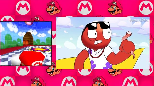 MARIO REACT to Animation Delicious "J"? | Alphabet Lore X?Rainbow Friends Mukbang Cartoon! смотреть онлайн