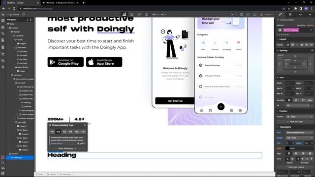 Building Landing Page in Webflow | Step by Step | Episode-4 смотреть онлайн