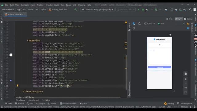 Language Translator app using Android Studio and Firebase | Java | Firebase | Android Studio смотреть онлайн