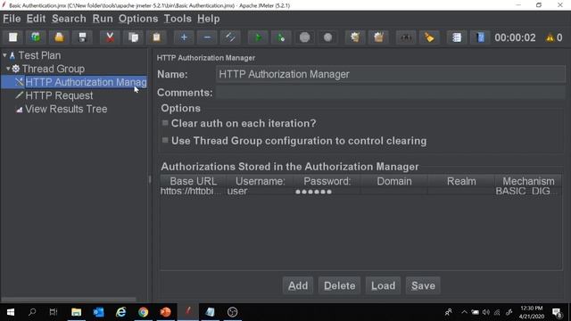 JMeter tutorial 26-Basic Authentication |HTTP Authorization Manager |HTTP Header Manager|Base64Enco смотреть онлайн