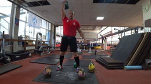 Дуатлон Иван Денисов 24 кг. Длинный цикл и рывок гири