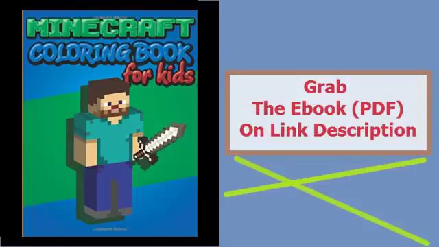 Minecraft Coloring Book For Kids смотреть онлайн