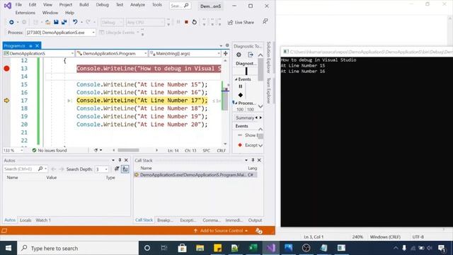 Part1: Debugging in Visual Studio 2019: Breakpoints, F5, Step Over(F10) and Step Into(F11) Commands смотреть онлайн