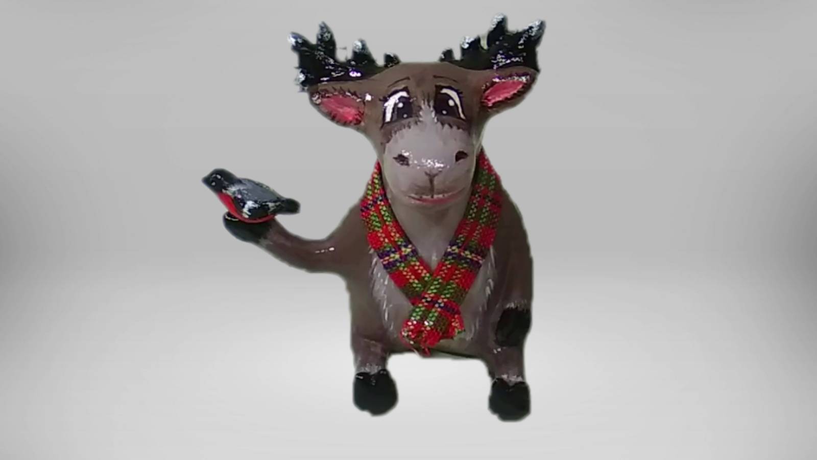 Рождественского лось. Новогодние поделки. DIY. смотреть онлайн