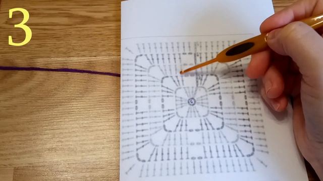 Квадратный МОТИВ крючком ? Мастер-класс со схемой смотреть онлайн