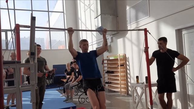 Подтягивания +16Kg-24Reps. Street Workout/Двоеборье. смотреть онлайн