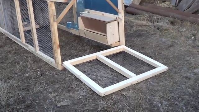 Переносной курятник // Куриный трактор // своими руками смотреть онлайн