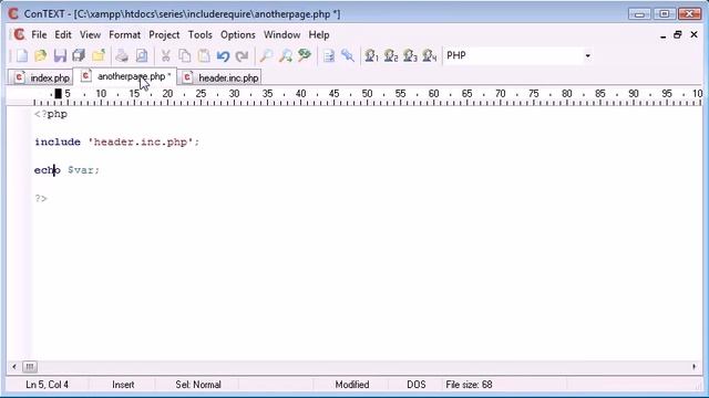 Beginner PHP Tutorial 42 include and require Functions смотреть онлайн