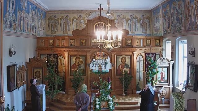 Всенощное бдение в канун праздника Пятидесятницы. 06.06.2020 смотреть онлайн