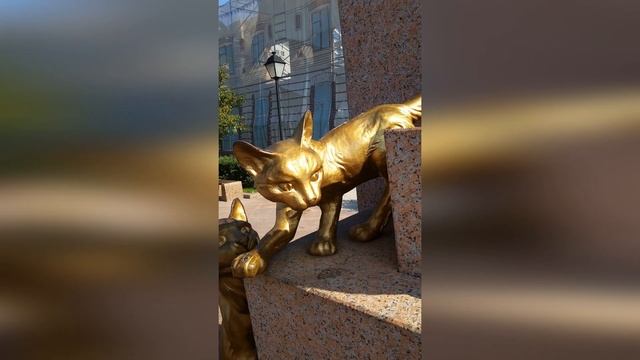 прогулки по Тюмени.... сквер Кошек. #тюмень72 #скверкошек #прогулкипотюмени смотреть онлайн