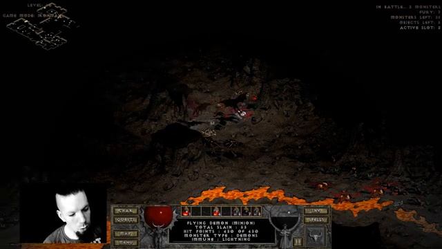 Diablo The Hell 2 - Guardian Class Guide/IronmanRunStream - Teh Caves! смотреть онлайн