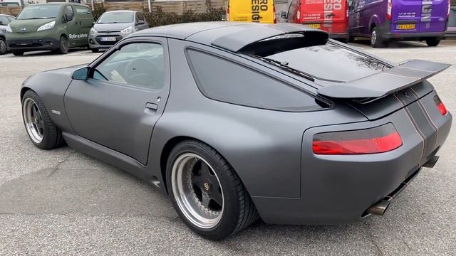Porsche 928 S4 Strosek, Full Carwrap To Grey Color And Special Design ?