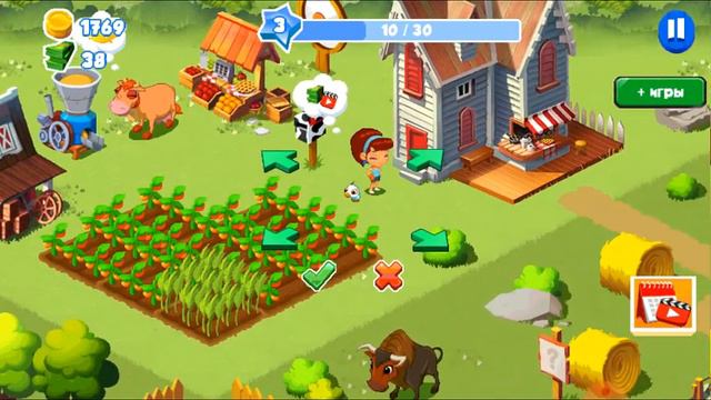 Играю а ферму.затягивает смотреть онлайн